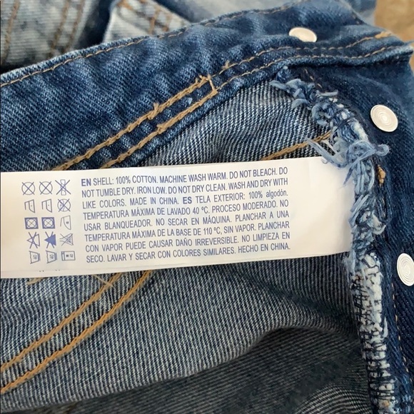 Forever 21 overalls denim destroyed - Picture 7 of 7